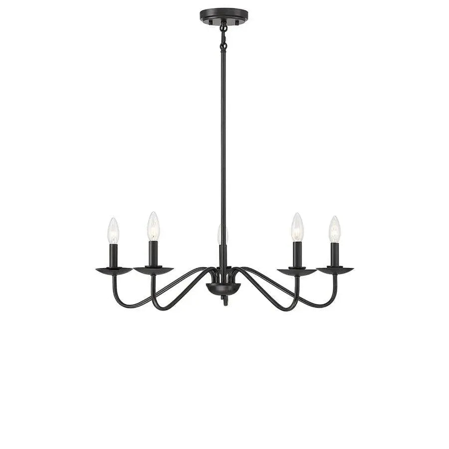 Chandelier Raphie à 5 lumières – Maison Olive