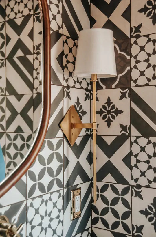 Cortland Luminaire mural - Laiton antique