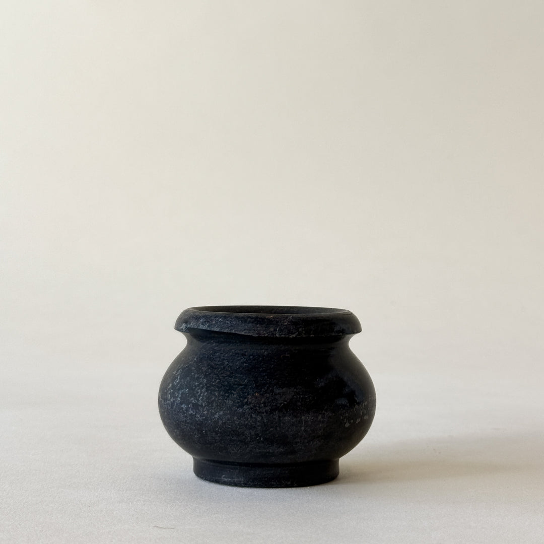 LIGHTS Porte-allumettes en marbre noir - Maison Olive