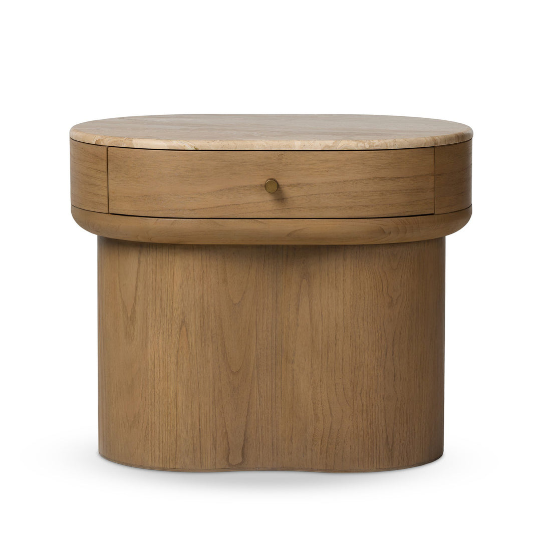 Table de chevet Lando - Marbre sable