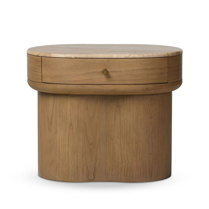 Table de chevet Lando - Marbre sable