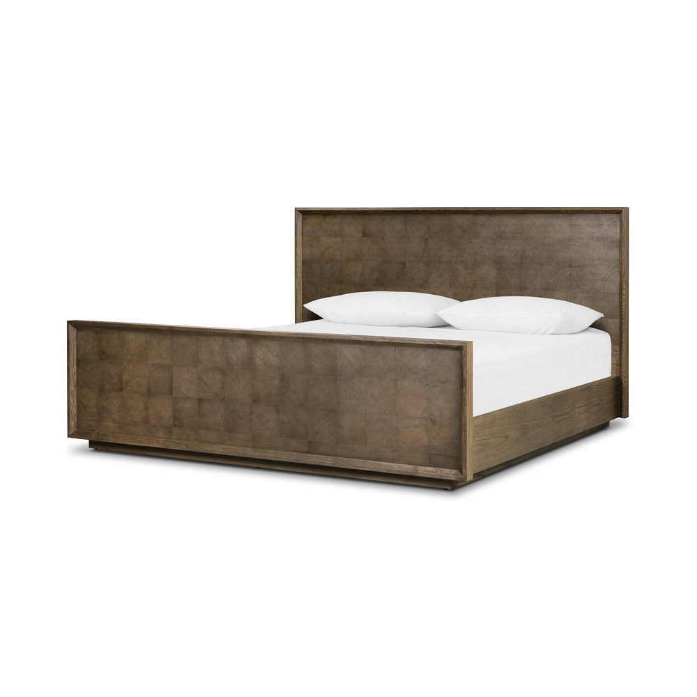 Tête de lit Salta - Chêne brun placage huître