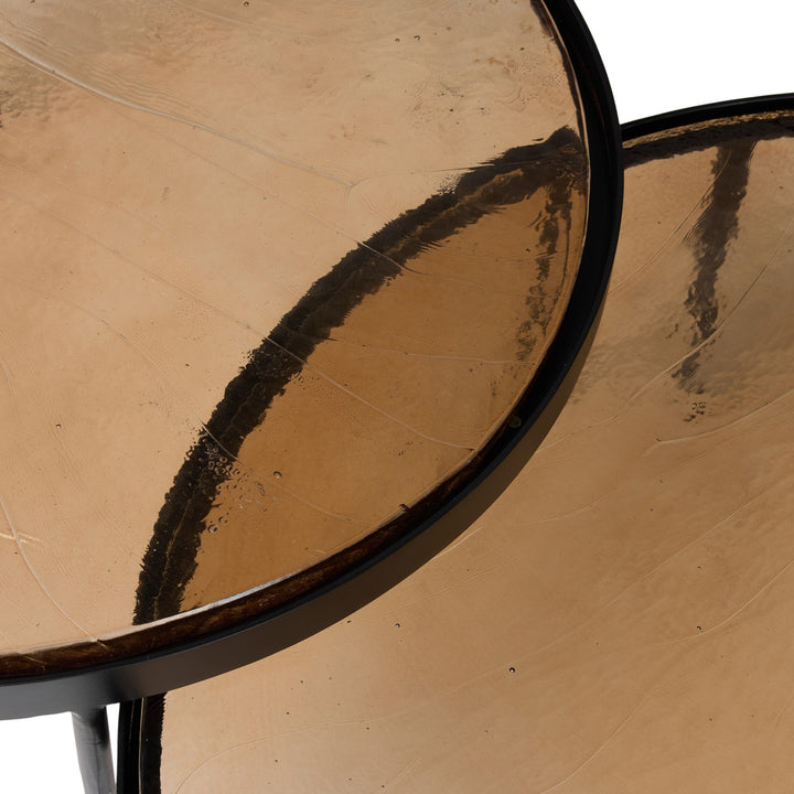 YOKO  Ensemble de 2 tables gigognes