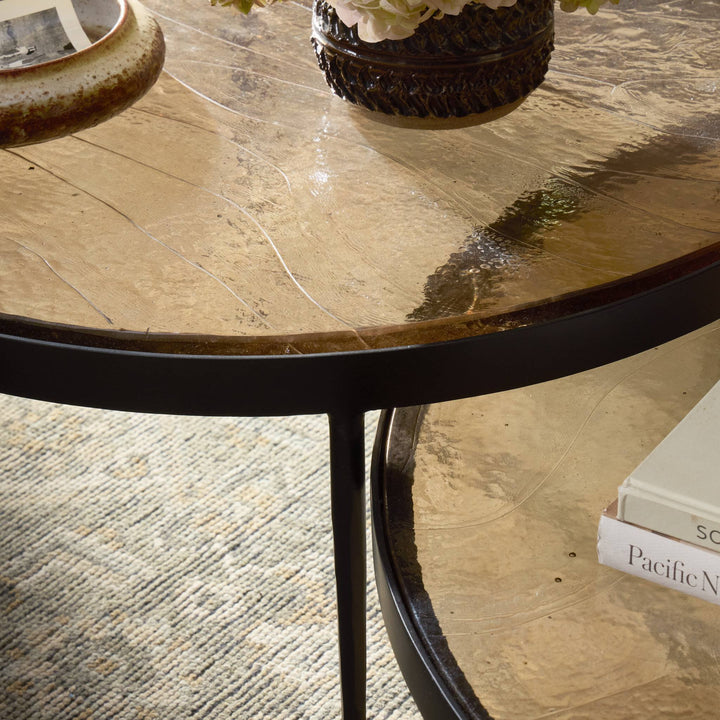 YOKO  Ensemble de 2 tables gigognes