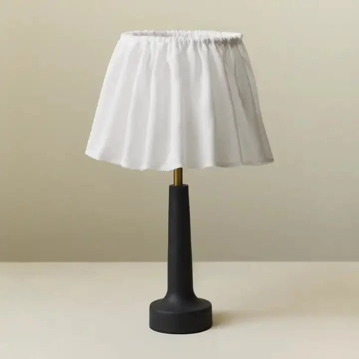 CLAIRE Lampe Voltaire céramique noire
