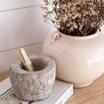 LISAN Pot Vintage Maison Olive