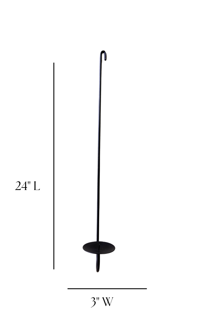 Applique murale en fer noir - Maison Olive