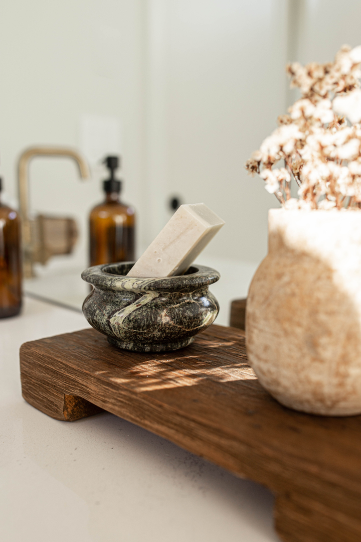 STEFAN Bol en pierre verte de Bidasar - Maison Olive