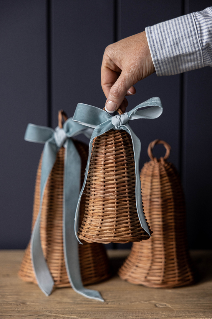 Ensemble de cloches en rotin (3 pièces)  Maison Olive