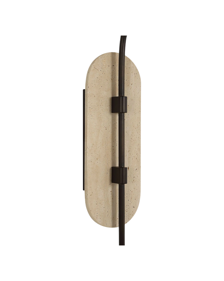 ACCA-Applique-Murale-Travertin-Fer