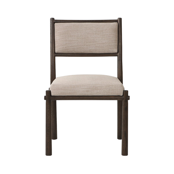 Chaise Tissus Cuisine Bois Confort Taupe 