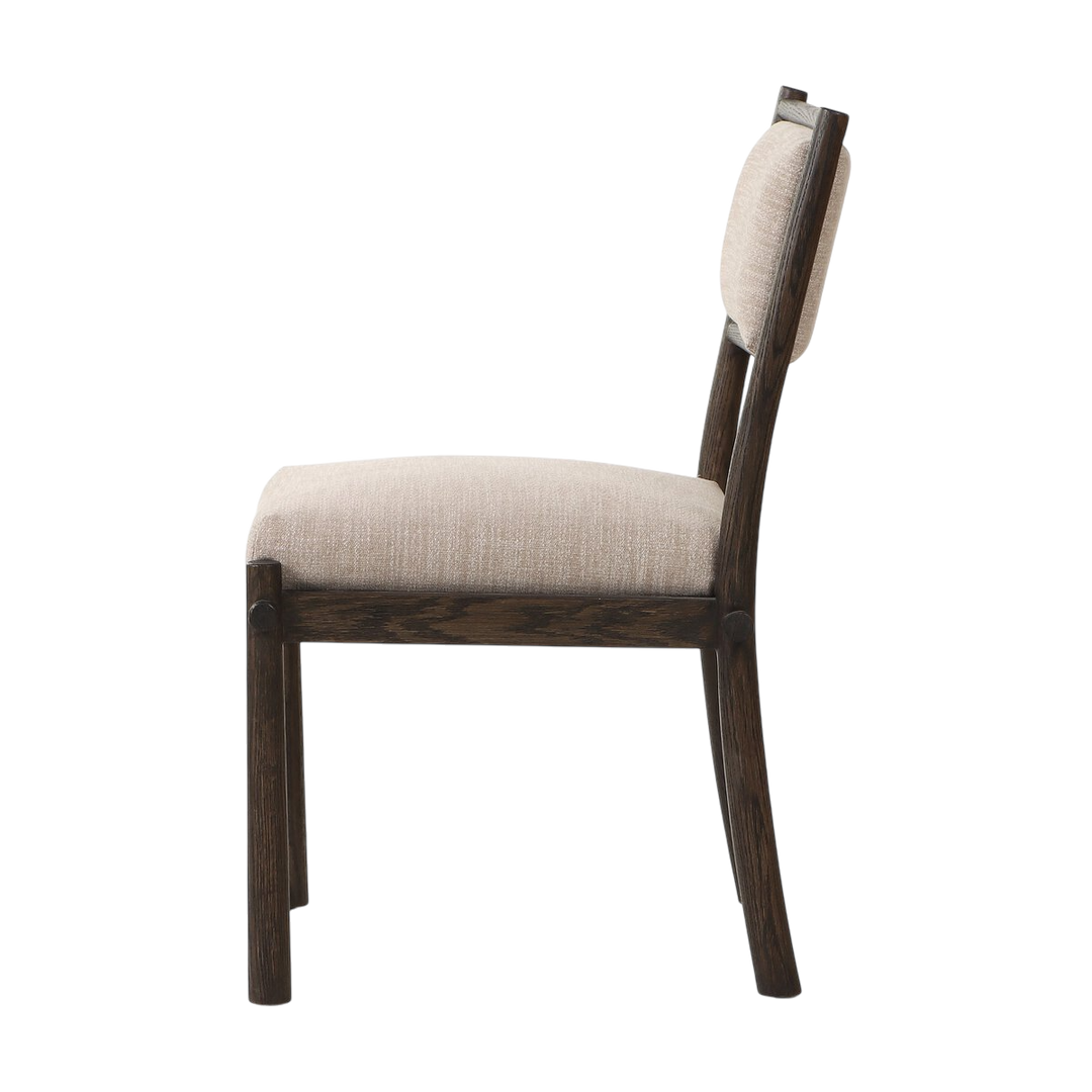 Chaise Tissus Cuisine Bois Confort Taupe 