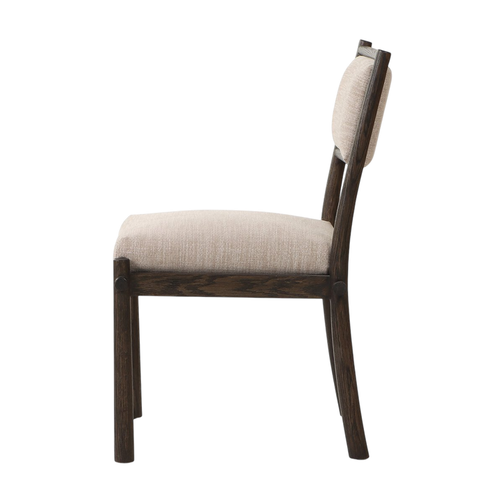 Chaise Tissus Cuisine Bois Confort Taupe 