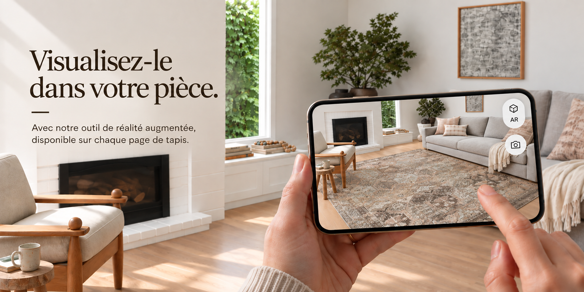 Visualisez le tapis dans votre pièce avec l’outil de réalité augmentée