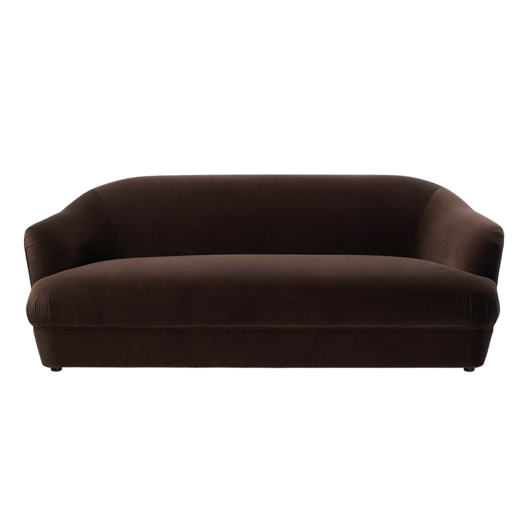 Velours Chocolat Confort Chic Sofa