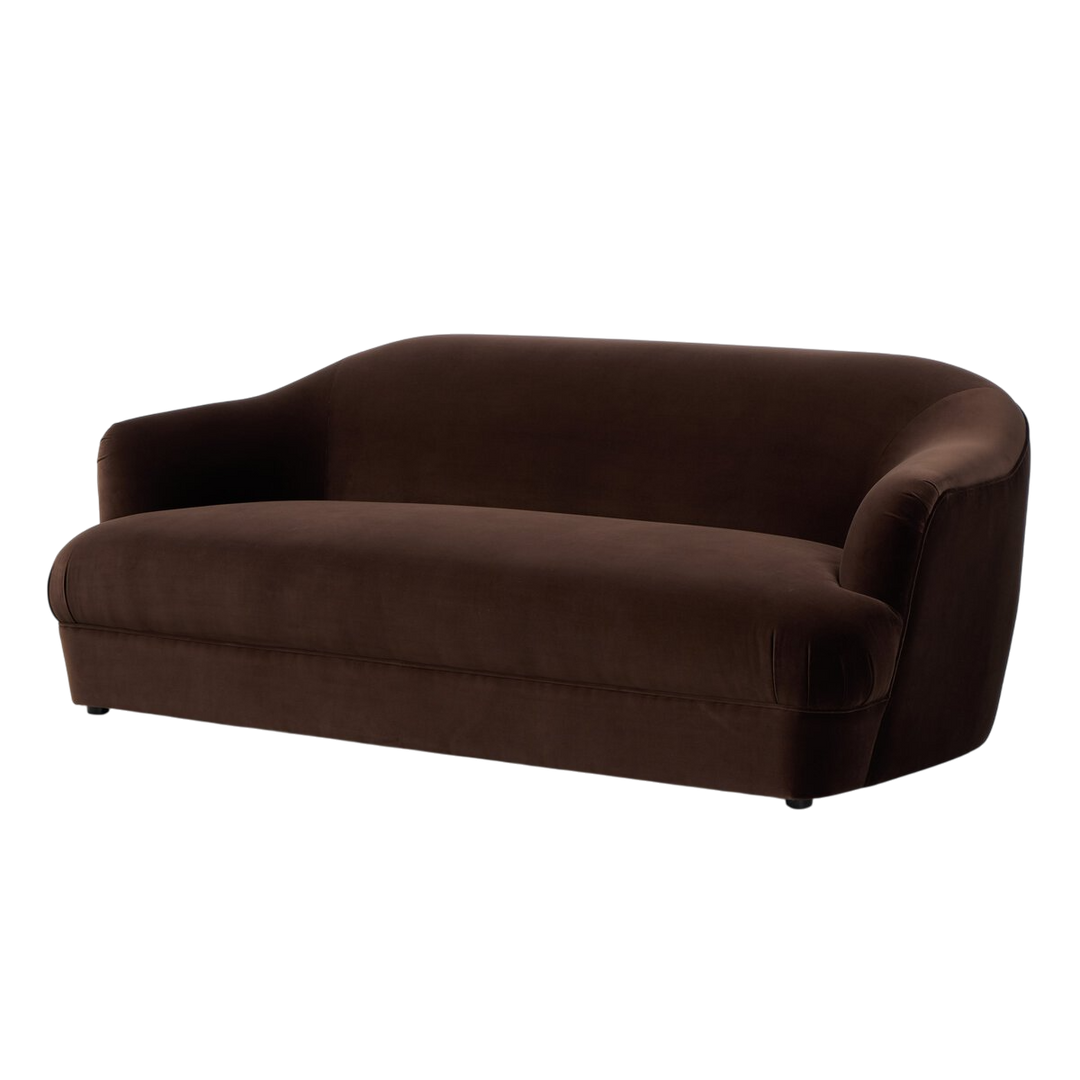 Velours Chocolat Confort Chic Sofa