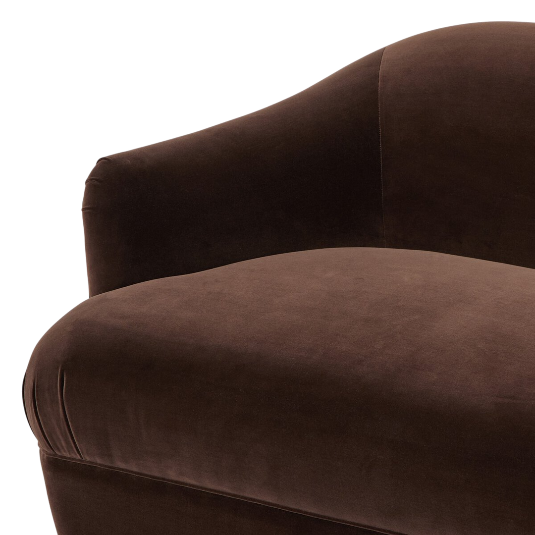 Velours Chocolat Confort Chic Sofa