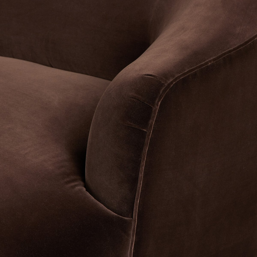 Velours Chocolat Confort Chic Sofa