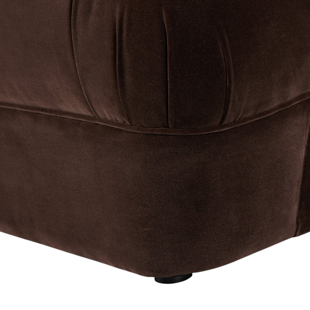 Velours Chocolat Confort Chic Sofa
