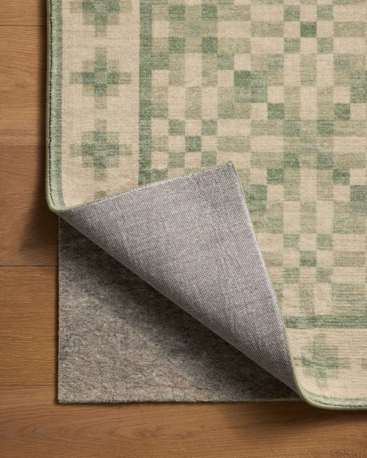 BOBBY Beige / Green Tapis — vue 7