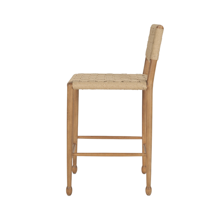 Corde Bois Classique Tabouret