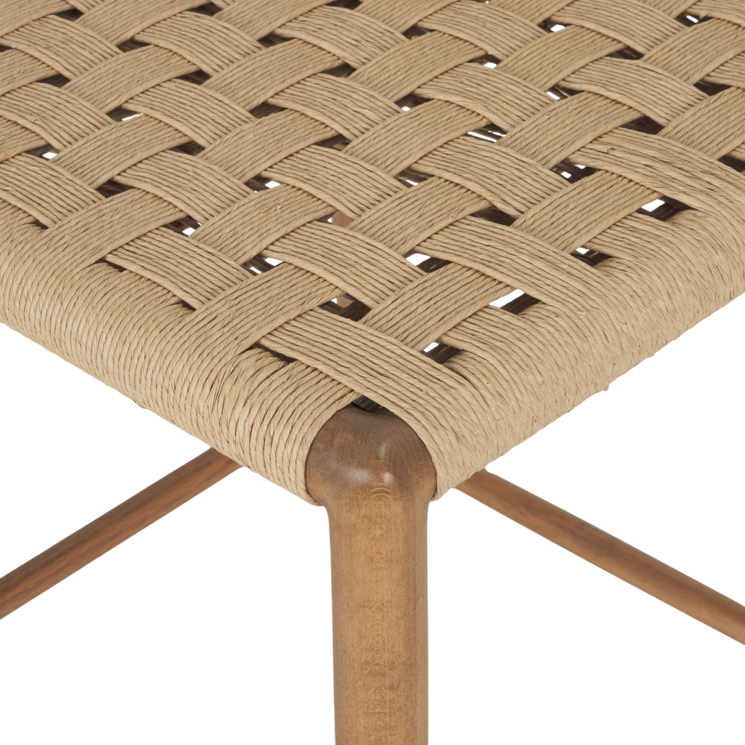 Corde Bois Classique Tabouret