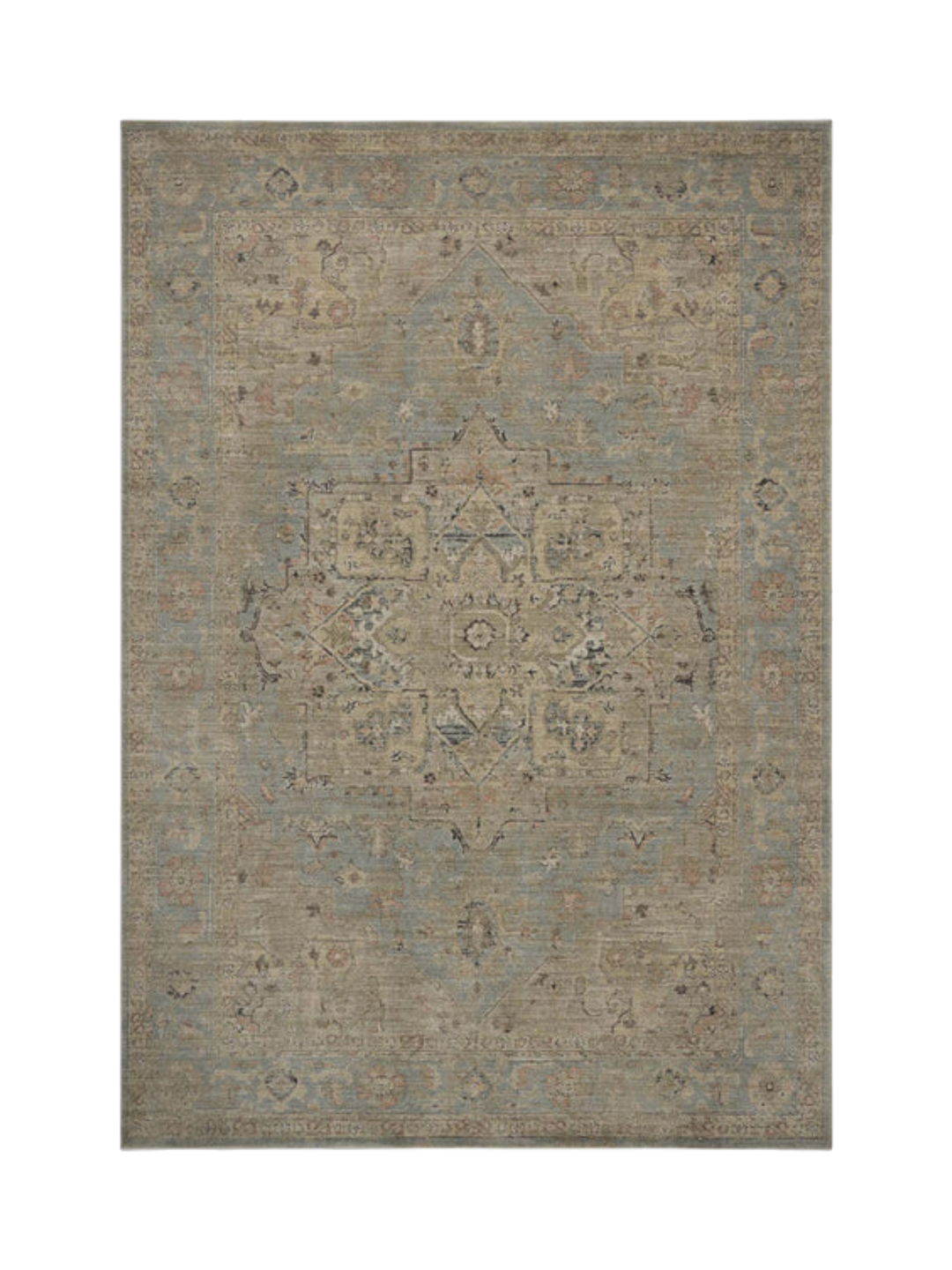 Tapis Contemporain Motif Moss Sky 