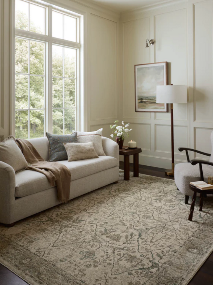 Tapis Contemporain Motif Ivory Sage