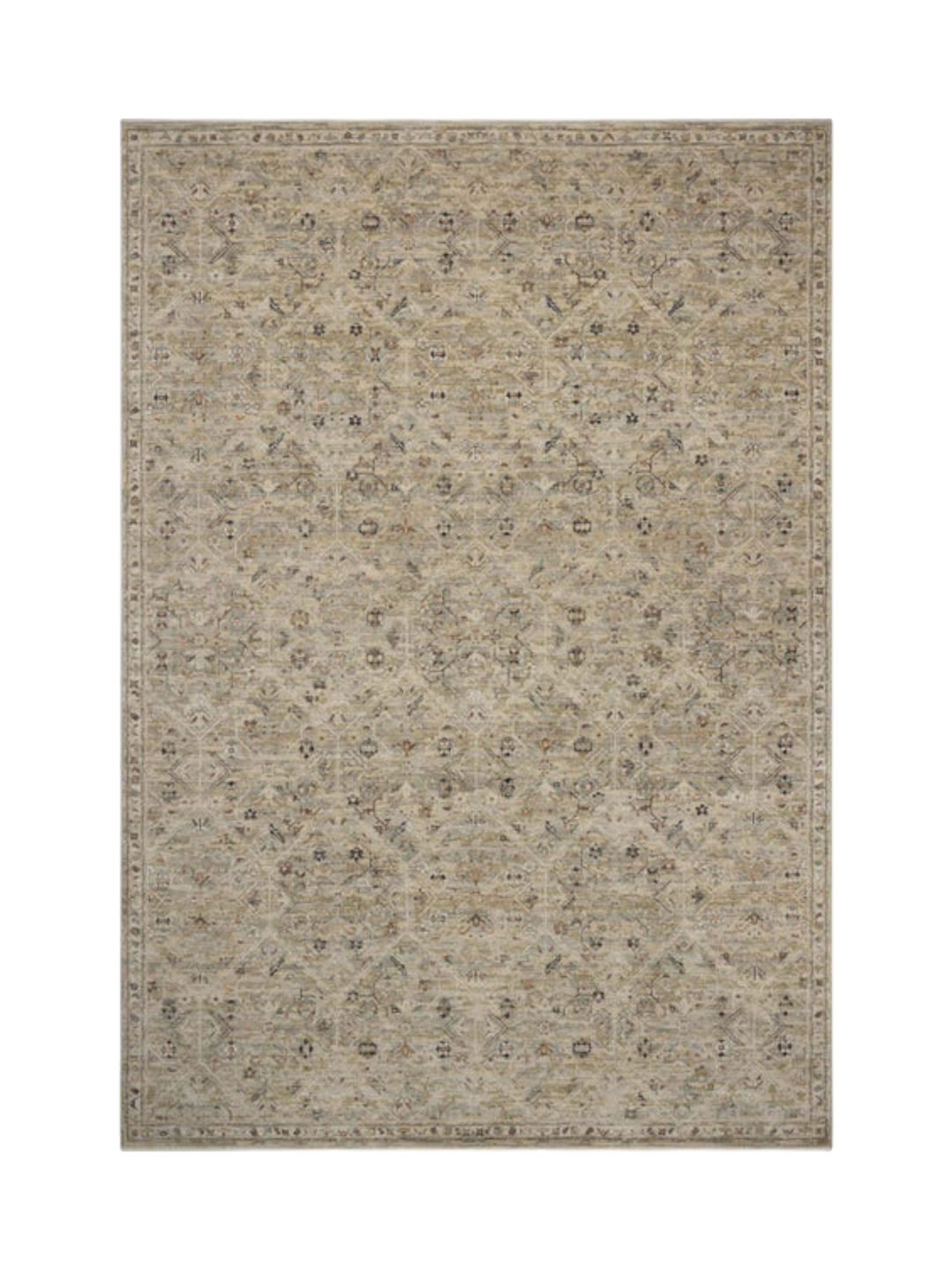 Tapis Contemporain Motif Silver Moss 