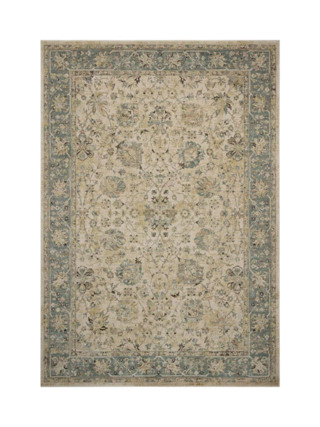 BRIAR Ant. Ivory / Blue  Maison Olive