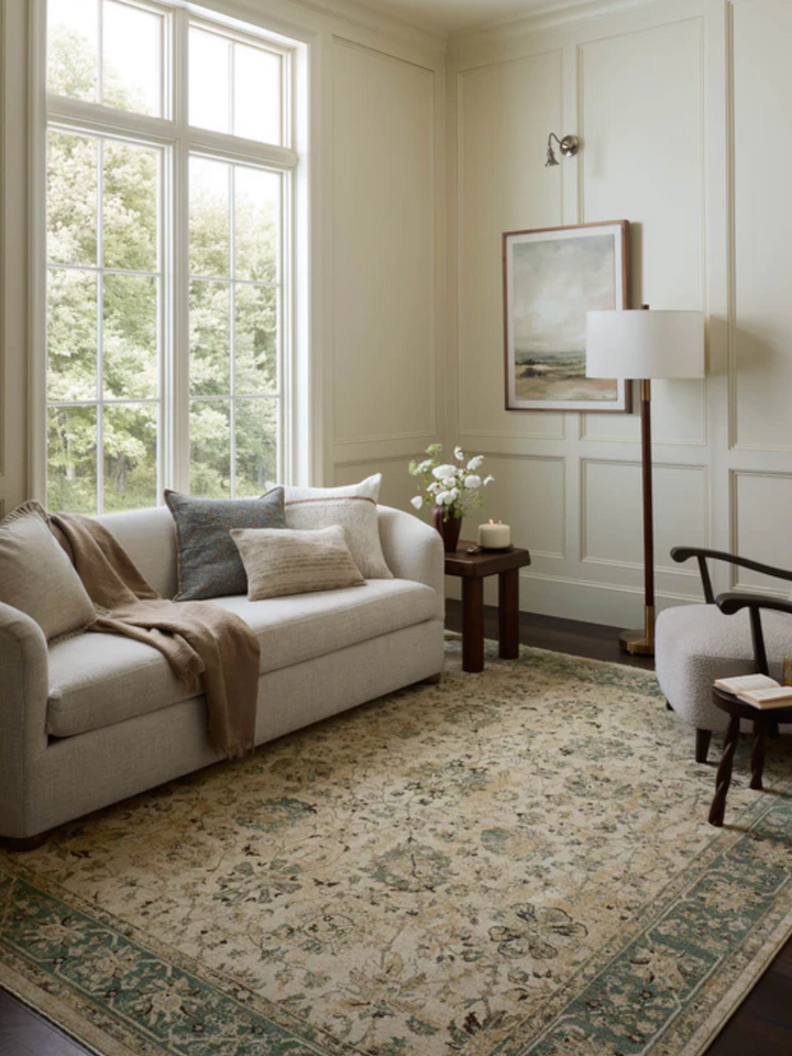 BRIAR Ant. Ivory / Blue  Maison Olive