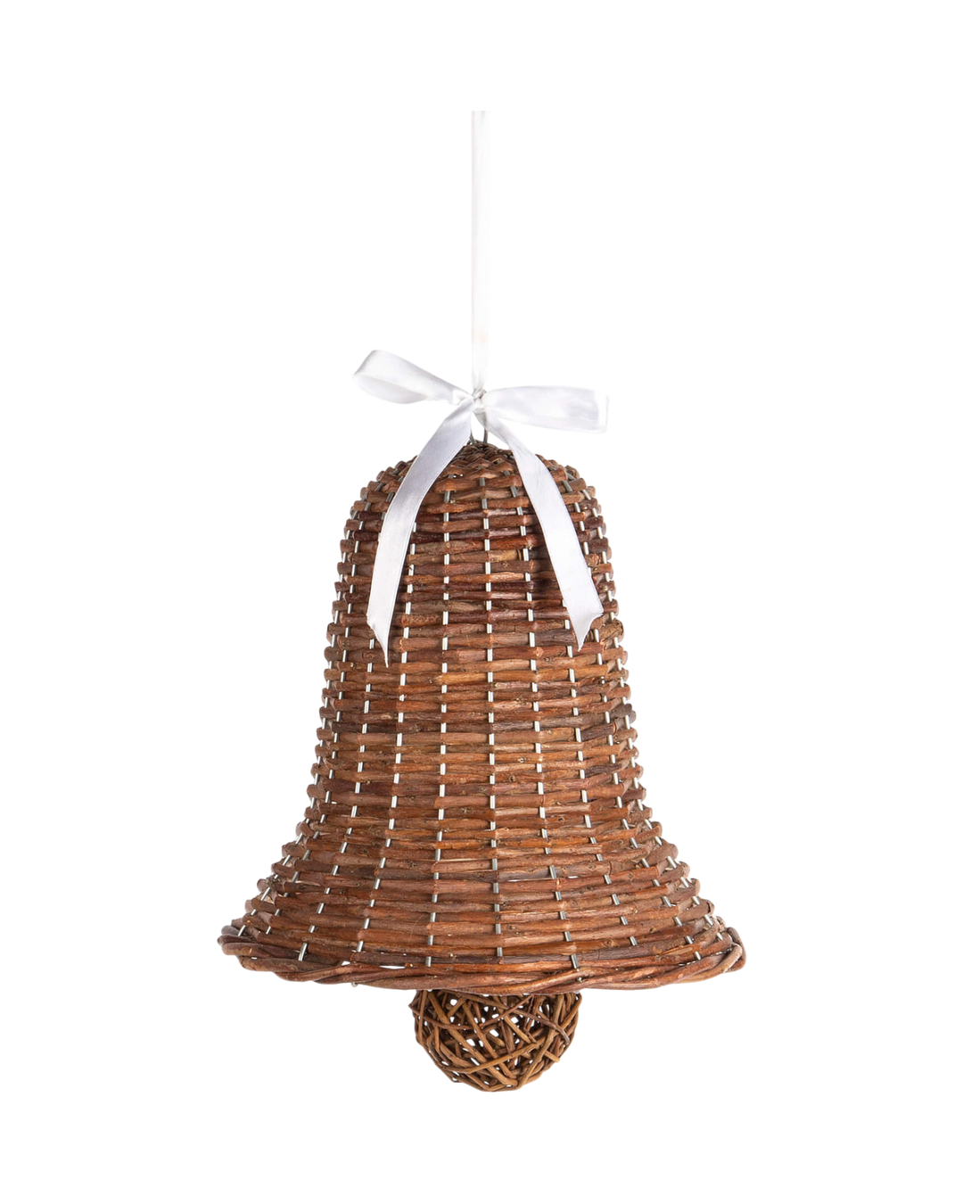 Cloche Rotin Décoration Noel Boucle