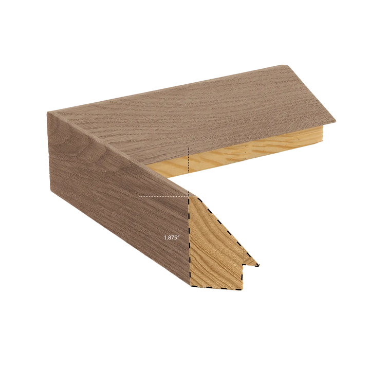 Toile encadrée bois paysage art