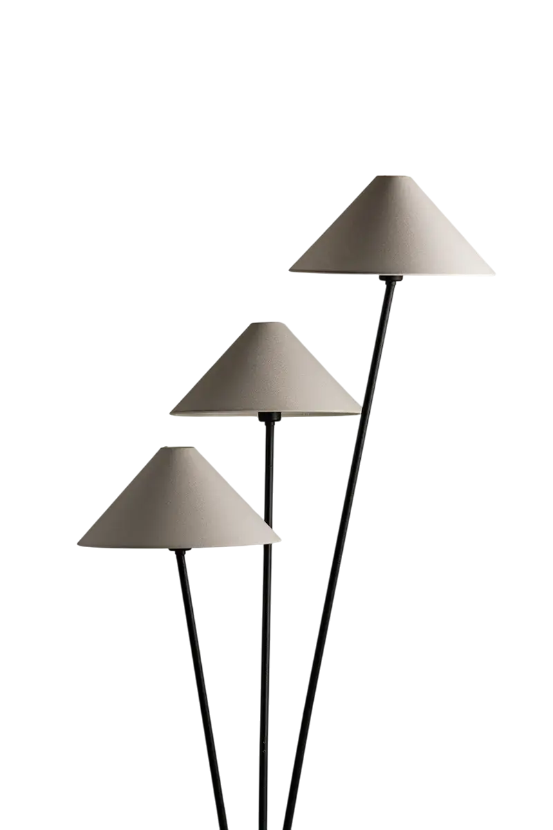 Cedar Lampe Sur Pied Fer