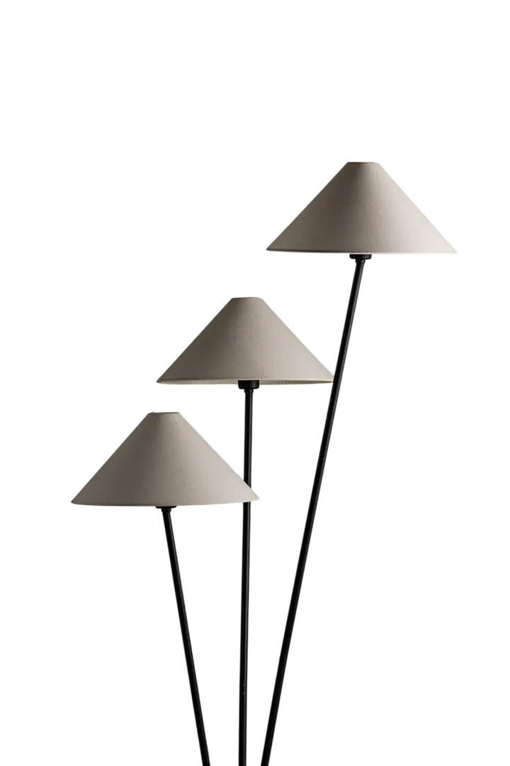 Cedar Lampe Sur Pied Fer