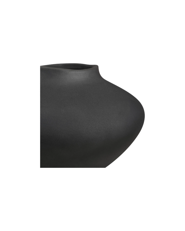 CIPHER-Vase-Noir-Texturé-Organique