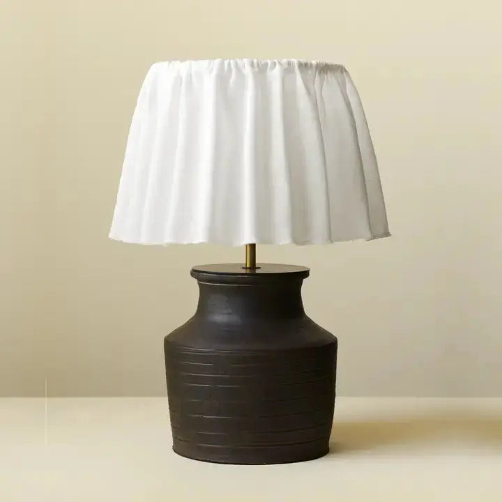 CLAIRE Lampe Voltaire Grande céramique noire