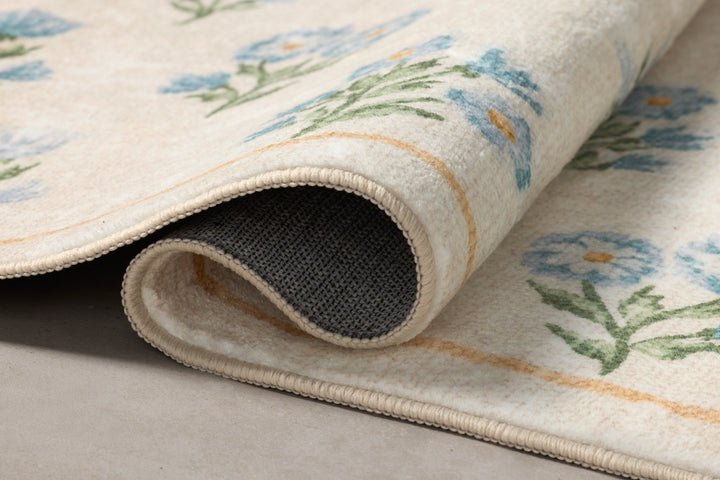 CLOVE Ivory / Lt. Blue Tapis de bain — vue 4