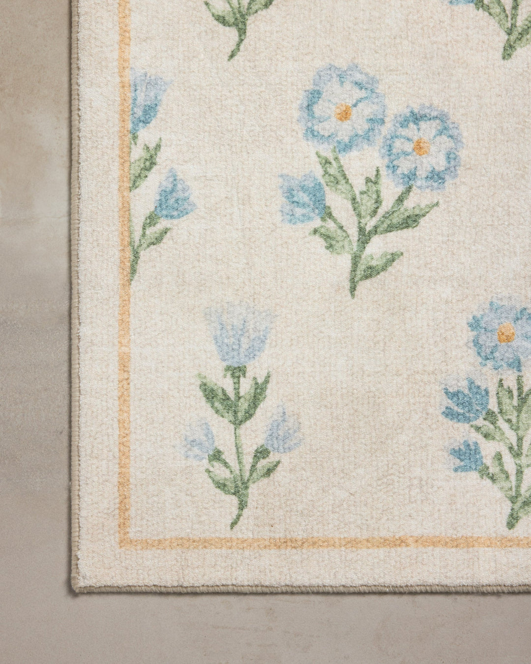 CLOVE Ivory / Lt. Blue Tapis de bain — vue 5