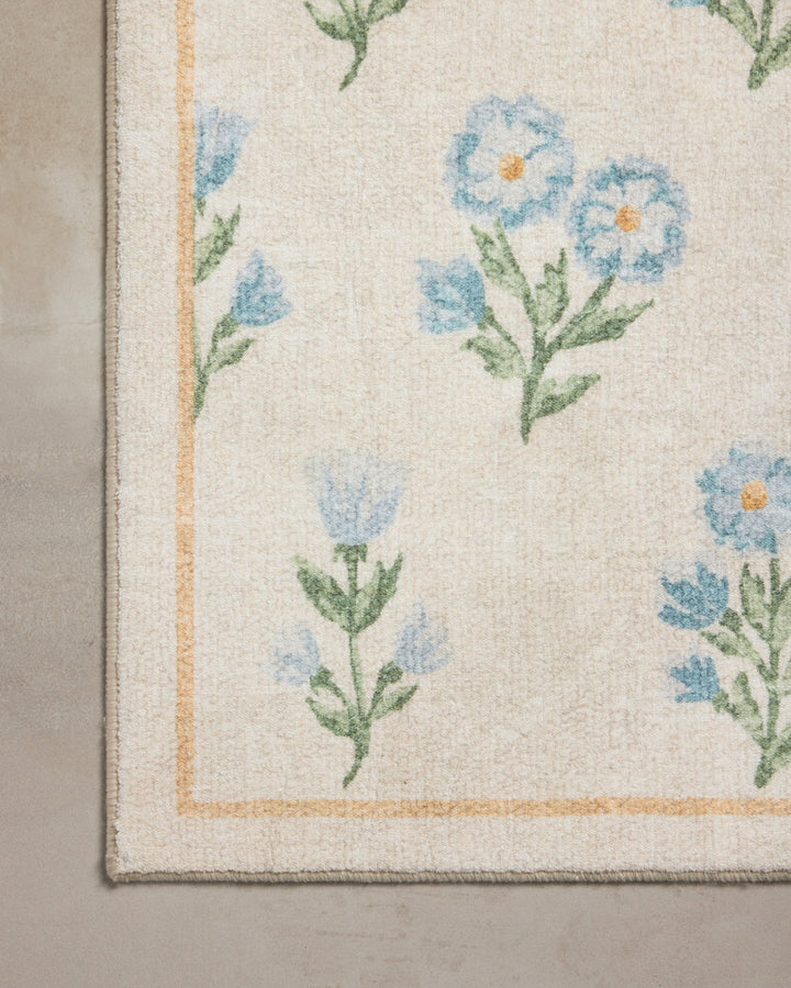 CLOVE Ivory / Lt. Blue Tapis de bain — vue 5