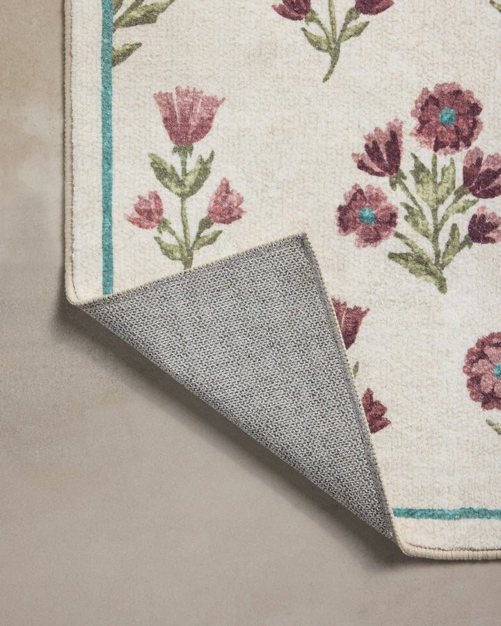 CLOVE Ivory / Plum Tapis de bain — vue 4