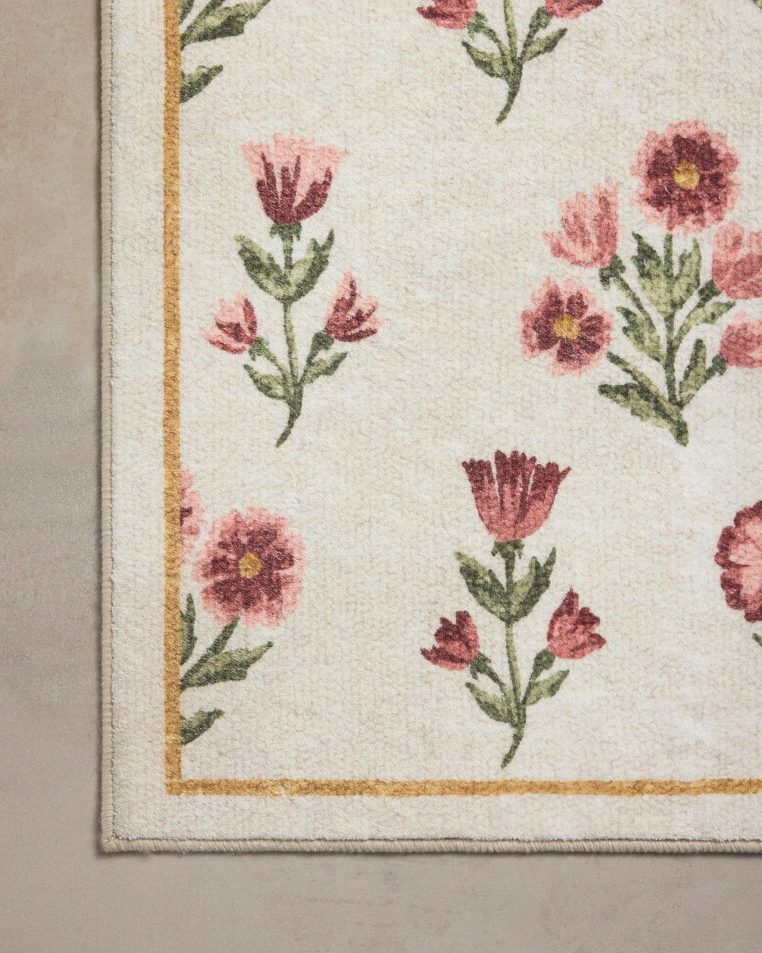 CLOVE Ivory / Rose Tapis de bain — vue 3