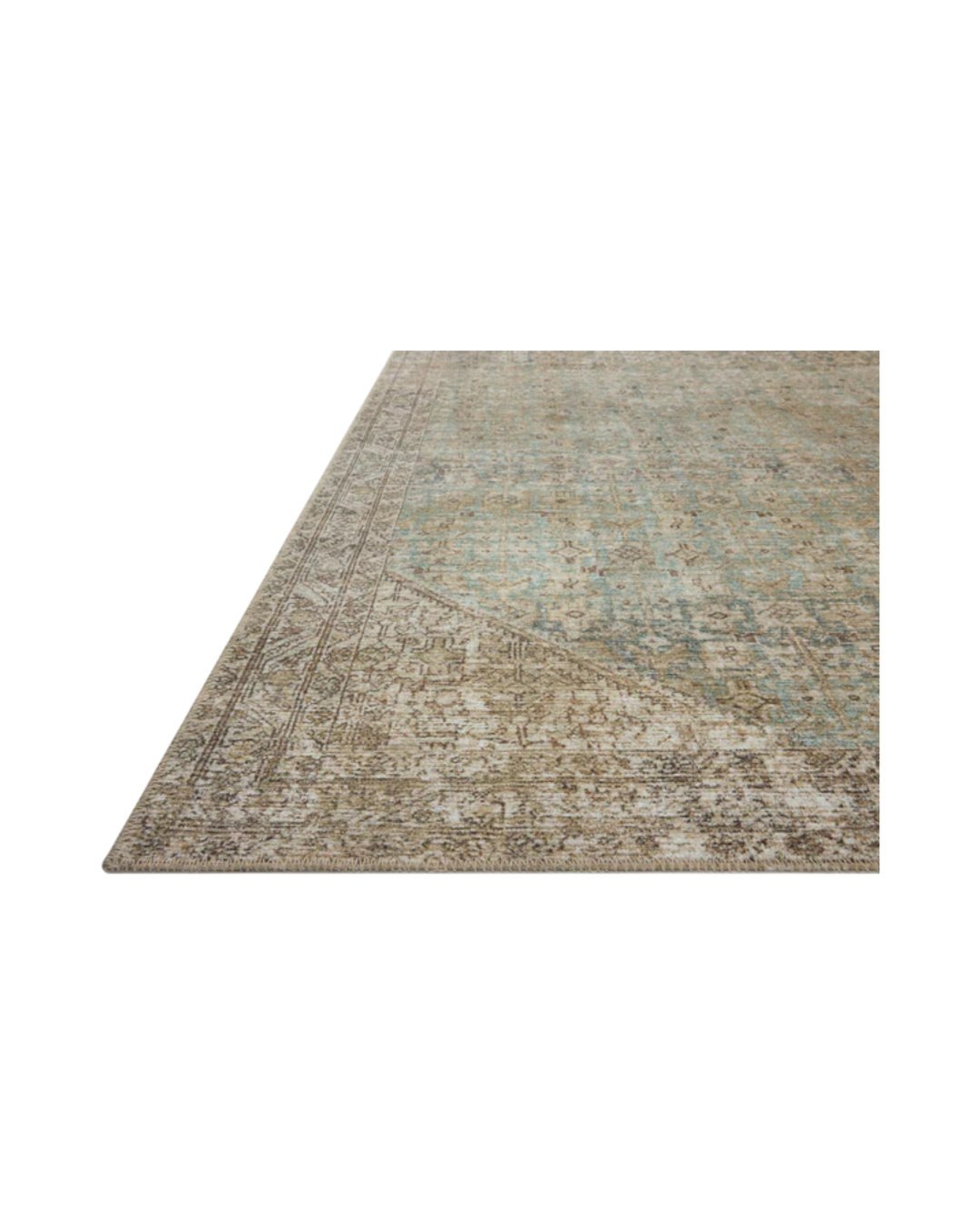 CAMBRIA  Aqua / Natural Tapis - Maison Olive