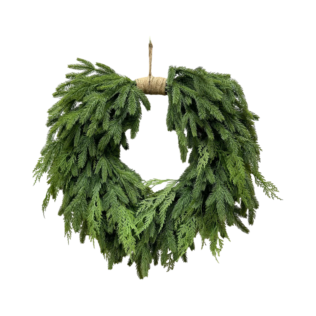 Couronne-Epinette-Cedre-Decoration-Noel