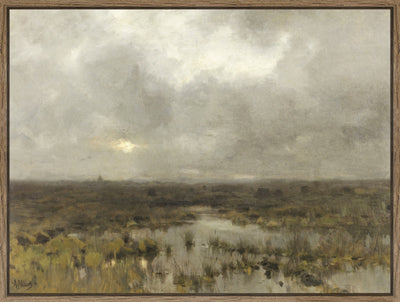 Toile Paysage Vert Bois Douceur