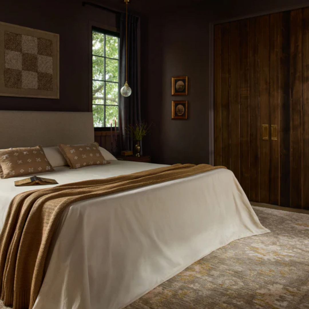ELORA Tapis Bark / Spice Maison Olive
