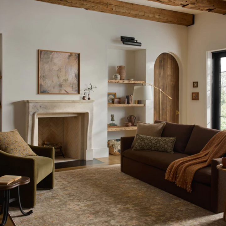 ELORA Tapis Bark / Spice Maison Olive