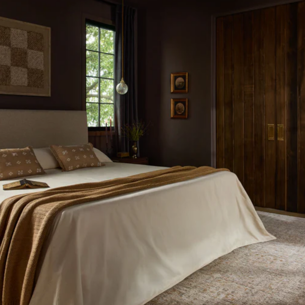 ELORA Tapis Natural / Terracotta Maison Olive