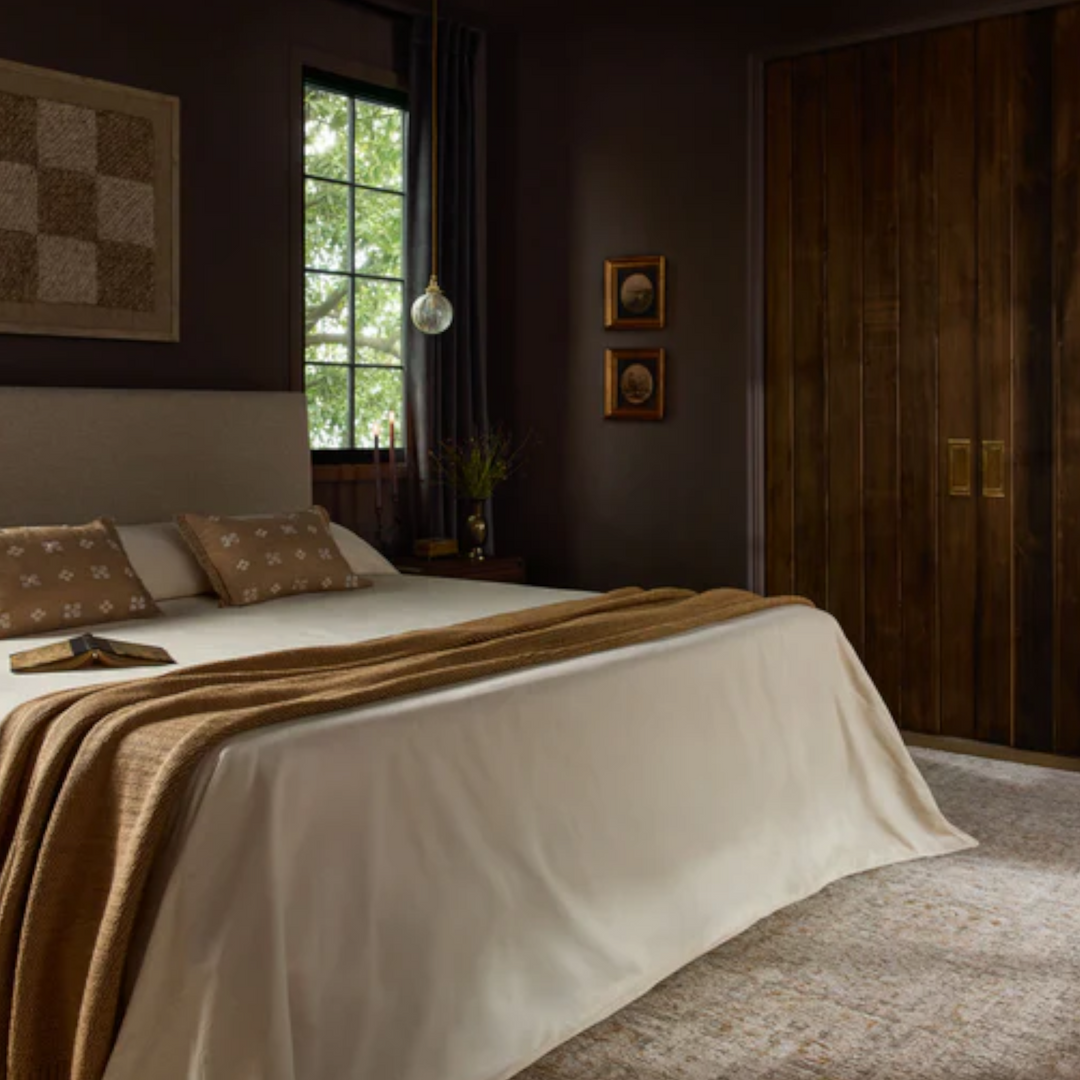 ELORA Tapis Natural / Terracotta Maison Olive