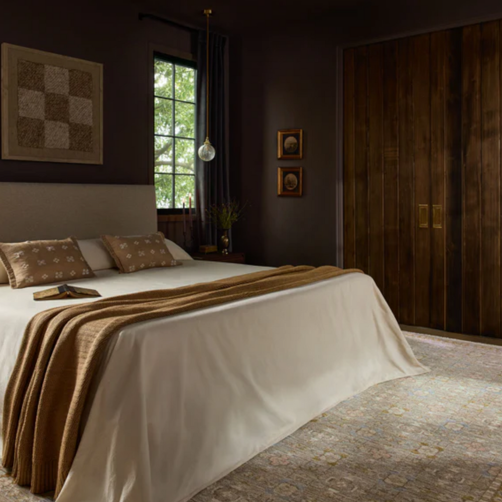 ELORA Tapis Neutral / Multi Maison Olive